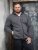 D555 Conrad Detachable Hood Bonded Fleece Zip Through Hoody TALL Granatowy - TALL bluzy - Bluzy TALL dla wysokich mężczyzn