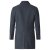 D555 Terry Checked Overcoat Charcoal - Kurtki Męskie Duże Rozmiary - Kurtki Duże rozmiary 2XL-8XL