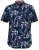 D555 FINLEY Hawaiian AO Print Shirt Navy - Koszule - Koszule 2XL-10XL