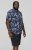 D555 FINLEY Hawaiian AO Print Shirt Navy - Koszule - Koszule 2XL-10XL