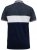 D555 EMERSON Cut And Sew Polo With Jacquard Collar Navy - Koszulki polo - Koszulki Polo 2XL-8XL