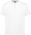 Adamo Silas Regular fit Serafino T-shirt White - Koszulki - T-shirty meskie Duże Rozmiary - 2XL-14XL