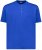 Adamo Silas Regular fit Serafino T-shirt Royal Blue - Koszulki - T-shirty meskie Duże Rozmiary - 2XL-14XL