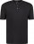 Adamo Silas Regular fit Serafino T-shirt Black - Koszulki - T-shirty meskie Duże Rozmiary - 2XL-14XL
