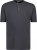 Adamo Silas Regular fit Serafino T-shirt Charcoal - Koszulki - T-shirty meskie Duże Rozmiary - 2XL-14XL