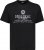 Adamo Sandro Regular fit Slub effect T-shirt Black - Koszulki - T-shirty meskie Duże Rozmiary - 2XL-14XL