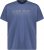 Adamo Simon Regular fit Printed T-shirt Denim Blue - Koszulki - T-shirty meskie Duże Rozmiary - 2XL-14XL