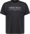 Adamo Simon Regular fit Printed T-shirt Charcoal - Koszulki - T-shirty meskie Duże Rozmiary - 2XL-14XL