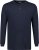 Adamo Sven Regular fit Serafino Long sleeve T-shirt Navy - Koszulki - T-shirty meskie Duże Rozmiary - 2XL-14XL