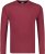 Adamo Floyd Comfort fit Long sleeve T-shirt Burgundy - Koszulki - T-shirty meskie Duże Rozmiary - 2XL-14XL