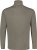 Adamo Fabio Comfort fit Turtleneck Long sleeve T-shirt Khaki - Koszulki - T-shirty meskie Duże Rozmiary - 2XL-14XL