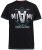 D555 BINGHAM State Of Miami Printed Crew Neck T-Shirt Black - Koszulki - T-shirty meskie Duże Rozmiary - 2XL-14XL