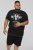 D555 BINGHAM State Of Miami Printed Crew Neck T-Shirt Black - Koszulki - T-shirty meskie Duże Rozmiary - 2XL-14XL