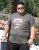D555 DALLAS Official Gas Monkey Printed Crew Neck T-Shirt Khaki - Koszulki - T-shirty meskie Duże Rozmiary - 2XL-14XL