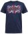 D555 DENNIS Official AC/DC Printed Crew Neck T-Shirt Navy Reno - Koszulki - T-shirty meskie Duże Rozmiary - 2XL-14XL