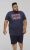 D555 DENNIS Official AC/DC Printed Crew Neck T-Shirt Navy Reno - Koszulki - T-shirty meskie Duże Rozmiary - 2XL-14XL