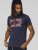 D555 DENNIS Official AC/DC Printed Crew Neck T-Shirt Navy Reno - Koszulki - T-shirty meskie Duże Rozmiary - 2XL-14XL