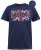 D555 DENNIS Official AC/DC Printed Crew Neck T-Shirt Navy Reno - Koszulki - T-shirty meskie Duże Rozmiary - 2XL-14XL