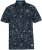 D555 ROLAND Printed Polo Shirt Navy - Koszulki polo - Koszulki Polo 2XL-8XL