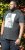D555 MARTIN Official Batman Printed T-Shirt Washed Black - Koszulki - T-shirty meskie Duże Rozmiary - 2XL-14XL