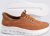 D555 Dartford 1 Kingsize Hands Free Shoes Pu & Faux Suede Top Tan - Buty męskie 40-52 - 