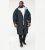 D555 Webber wodoodporna kurtka z podszewką sherpa czarna - Kurtki Męskie Duże Rozmiary - Kurtki Duże rozmiary 2XL-8XL