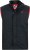 D555 FELIPE Zip Through Padded Gilet With Contrast Colour Lining And Rubber Badge Black - Kurtki Męskie Duże Rozmiary - Kurtki Duże rozmiary 2XL-8XL