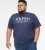 D555 Cropwell T-shirt z nadrukiem Fishing Tackle granatowy - Koszulki - T-shirty meskie Duże Rozmiary - 2XL-14XL