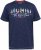 D555 Cropwell T-shirt z nadrukiem Fishing Tackle granatowy - Koszulki - T-shirty meskie Duże Rozmiary - 2XL-14XL