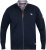 D555 NASHUA Zip Through Sweatshirt In Fleece Navy - Bluzy & bluzy z kapturem - Bluzy & Bluzy z kapturem 2XL-12XL