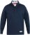 D555 SWANN Quarter Neck Sweatshirt With Quilted Top Panel Navy - Bluzy & bluzy z kapturem - Bluzy & Bluzy z kapturem 2XL-12XL