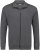 Adamo Athen Sweat Jacket with Full Zipper Charcoal - Bluzy & bluzy z kapturem - Bluzy & Bluzy z kapturem 2XL-12XL