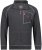 Adamo Manuel Sweatshirt with Zipper Charcoal - Bluzy & bluzy z kapturem - Bluzy & Bluzy z kapturem 2XL-12XL