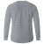 D555 Plato Long Sleeve T-shirt Grey - Koszulki - T-shirty meskie Duże Rozmiary - 2XL-14XL