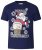 D555 Naughty X-mas T-shirt Navy - Koszulki - T-shirty meskie Duże Rozmiary - 2XL-14XL