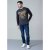 D555 Neill Long Sleeve T-shirt Black - Koszulki - T-shirty meskie Duże Rozmiary - 2XL-14XL