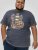 D555 Stockport Multi Coloured Guitar Printed T-Shirt Denim - Koszulki - T-shirty meskie Duże Rozmiary - 2XL-14XL