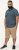 D555 Woolwich AOP Polo Shirt With Ribbed Collar Blue - Koszulki polo - Koszulki Polo 2XL-8XL