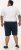 D555 Spalding Elasticated Waist Interlock Shorts Navy - Dresy & spodenki dresowe - Dresy & Spodnie Dresowe 2XL-12XL