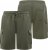D555 Wigan 1 Elasticated Waist Fleece Cargo Shorts Khaki - Dresy & spodenki dresowe - Dresy & Spodnie Dresowe 2XL-12XL
