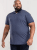 D555 Grant Polo Shirt Denim Blue - Koszulki polo - Koszulki Polo 2XL-8XL