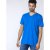 D555 Signature V-neck T-shirt Blue - Koszulki - T-shirty meskie Duże Rozmiary - 2XL-14XL