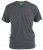 D555 Signature V-neck T-shirt Charcoal - Koszulki - T-shirty meskie Duże Rozmiary - 2XL-14XL