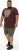 D555 Loughborough Official Gas Monkey Crew Neck T-Shirt Burgundy Black Twist - Koszulki - T-shirty meskie Duże Rozmiary - 2XL-14XL