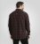 D555 Horsham Long Sleeve Shirt with Chest Pocket Burgundy/Black Check - Koszule - Koszule 2XL-10XL