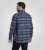 D555 Shrewsbury Long Sleeve with Chest Pocket Blue/Navy Check - Koszule - Koszule 2XL-10XL