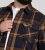 D555 Aldershot Long Sleeve Heavy Shacket Overshirt Tan/Navy Check - Koszule - Koszule 2XL-10XL