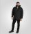 D555 Wolverhampton Quilted Padded Jacket with Hood Black - Kurtki Męskie Duże Rozmiary - Kurtki Duże rozmiary 2XL-8XL