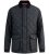 D555 Harborough Quilted Jacket with Corduroy Collar Black - Kurtki Męskie Duże Rozmiary - Kurtki Duże rozmiary 2XL-8XL