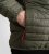 D555 Northfield Hybrid soft shell pikowana kurtka z kapturem khaki - Kurtki Męskie Duże Rozmiary - Kurtki Duże rozmiary 2XL-8XL